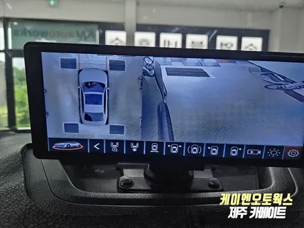 렉스턴 스포츠 칸 어라운드뷰, 와이드 모니터 장착 튜닝 / 제주시 오라삼동