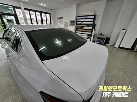 BMW 520i 썬팅 재시공 추천 제품 / 솔라가드 배럴X 열차단 프라이버시 보호에 탁월한 반사 필름 / 제주시 오라삼동