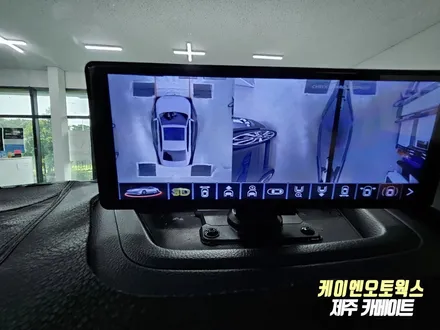 렉스턴 스포츠 칸 어라운드뷰, 와이드 모니터 장착 튜닝 / 제주시 오라삼동