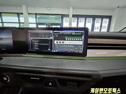 토레스EVX 삼성 덱스 미러링 네비, 트렁크 식빵등 시공 / 제주시 오라삼동