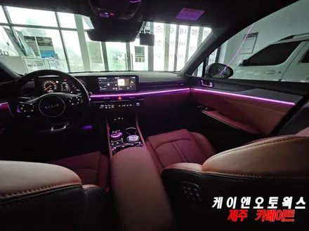 K5 DL3 RGB 엠비언트 라이트 무드등(어플 제어), 다이얼 기어 시공 / 근사한 차량 실내 만들기! / 제주시 오라삼동