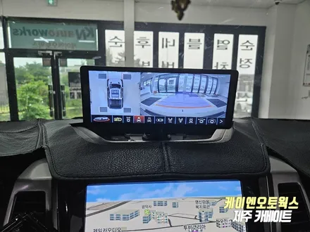 렉스턴 스포츠 칸 어라운드뷰, 와이드 모니터 장착 튜닝 / 제주시 오라삼동