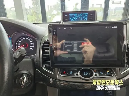 쉐보레 캡티바 케이픽 안드로이드 올인원 네비, 후방카메라, 딥플라이 블랙박스 설치 작업 / 제주시 오라삼동