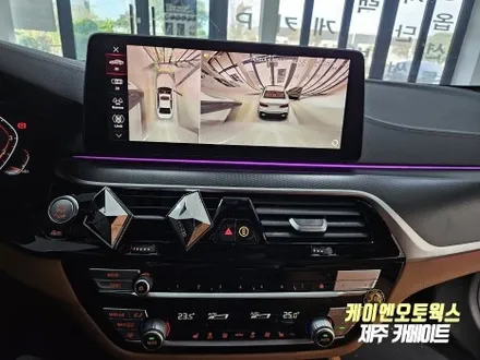 BMW 520i 플러스뷰 맥스프로 360 파노라마 어라운드뷰 설치 작업 / 제주시 오라삼동