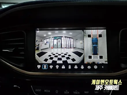 제주 아이오닉 스마트디스플레이 AVIEW 3D 어라운드뷰(AI기능) 순정 모니터 연동 작업 / 제주시 오라삼동