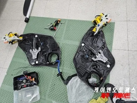 제주 제네시스 GV80 고스트도어 소프트클로징 기능 순정 그대로 튜닝 / 제주시 오라삼동