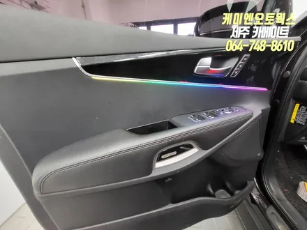 제주 올뉴쏘렌토 무빙 LED 엠비언트 무드등, 풋등 시공 / 제주시 오라삼동