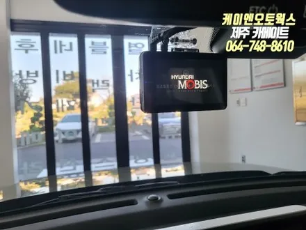 제주 캐스퍼 레이노 프레스토 R1 썬팅, 현대 모비스 LQ3000 블랙박스, 아이볼트 미니 보조배터리 설치 / 제주시 오라삼동