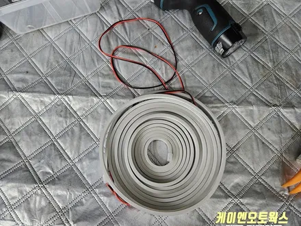 토레스EVX 삼성 덱스 미러링 네비, 트렁크 식빵등 시공 / 제주시 오라삼동