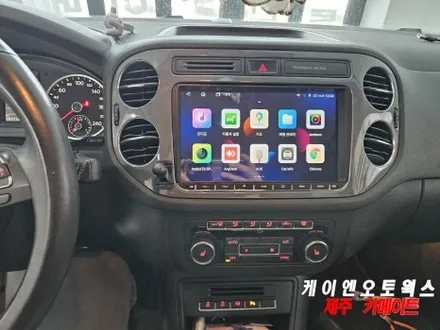 제주 폭스바겐 티구안 차량 안드로이드 올인원, 후방카메라 설치 작업 / 제주시 오라삼동