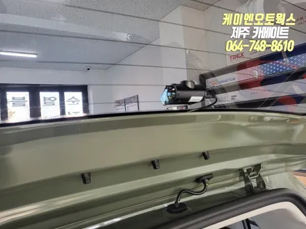 제주 캐스퍼 레이노 프레스토 R1 썬팅, 현대 모비스 LQ3000 블랙박스, 아이볼트 미니 보조배터리 설치 / 제주시 오라삼동