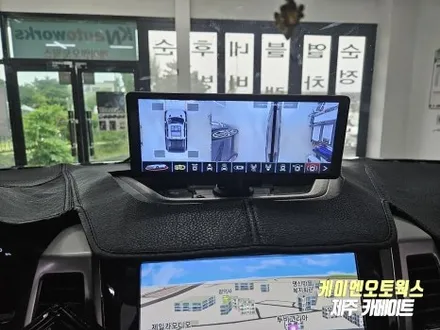 렉스턴 스포츠 칸 어라운드뷰, 와이드 모니터 장착 튜닝 / 제주시 오라삼동