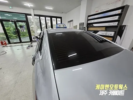 LF소나타 순정 전방 감지기 센서, 브라비오 인증 LED 전조등, 나노필름 NF4 썬팅 재시공 / 제주시 오라삼동