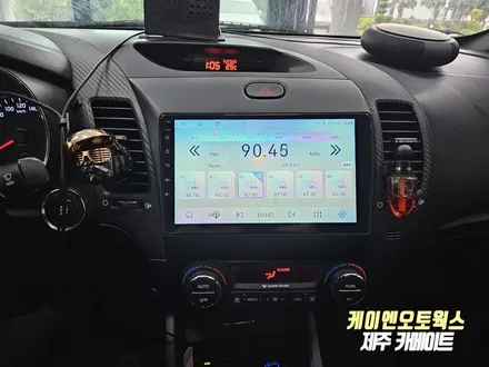 K3 케이픽 안드로이드 올인원 네비, AHD 후방카메라, 딥플라이 블랙박스, 후면 썬팅 재시공 작업 / 제주시 오라삼동