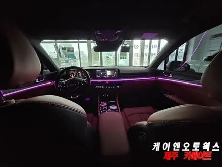 K5 DL3 RGB 엠비언트 라이트 무드등(어플 제어), 다이얼 기어 시공 / 근사한 차량 실내 만들기! / 제주시 오라삼동