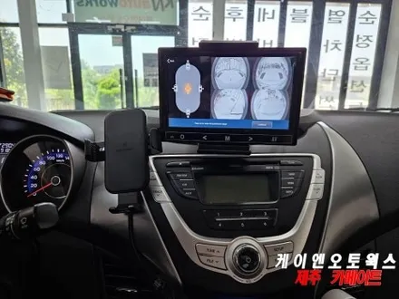 제주 아반떼MD 3D 어라운드뷰, 7인치 거치식 모니터 설치 및 연동 작업 / 제주시 오라삼동