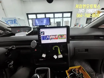 제주 스타리아 티아이즈 CC3 안드로이드 올인원 네비게이션, 후방카메라 장착 / 제주시 오라삼동