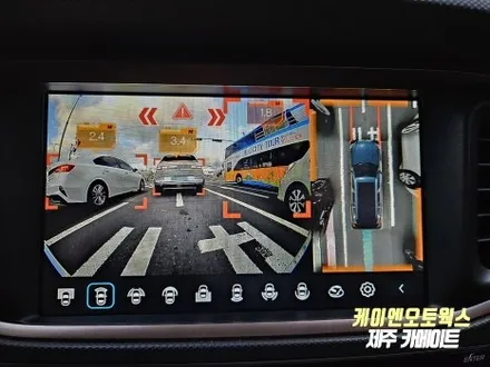 제주 아이오닉 스마트디스플레이 AVIEW 3D 어라운드뷰(AI기능) 순정 모니터 연동 작업 / 제주시 오라삼동