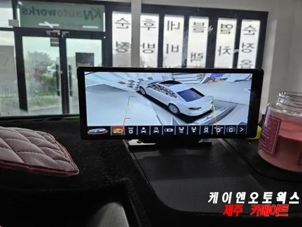 티볼리 뉴스카이뷰 3D 어라운드뷰 설치 및 10.25인치 대화면 거치식 모니터 연동 작업 / 제주시 오라삼동