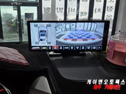 티볼리 뉴스카이뷰 3D 어라운드뷰 설치 및 10.25인치 대화면 거치식 모니터 연동 작업 / 제주시 오라삼동