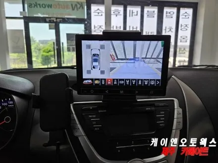 제주 아반떼MD 3D 어라운드뷰, 7인치 거치식 모니터 설치 및 연동 작업 / 제주시 오라삼동