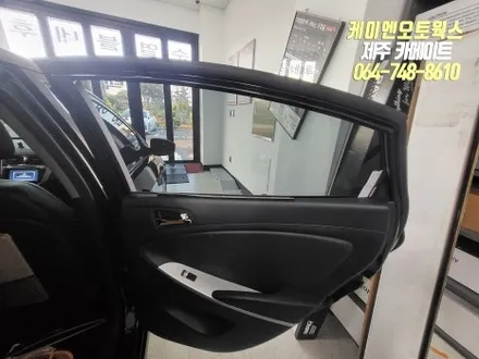 제주 액센트 레이노 프레스토 R1 썬팅 재시공 / 자동차 썬팅 추천 / 제주시 오라삼동