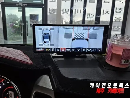 티볼리 뉴스카이뷰 3D 어라운드뷰 설치 및 10.25인치 대화면 거치식 모니터 연동 작업 / 제주시 오라삼동