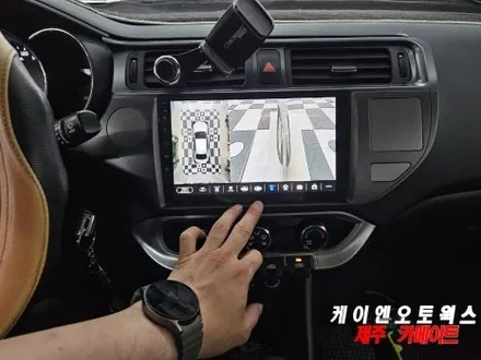 제주 프라이드 자동차 안드로이드 올인원 네비, 어라운드뷰 설치 / 제주시 오라삼동