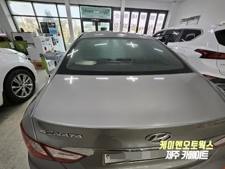 제주 YF소나타 나노필름 이지스 GR 반사 필름 썬팅 재시공 작업 / 제주시 오라삼동