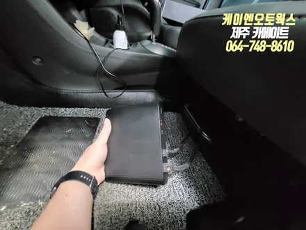 스파크 레이노 프레스토 R1 썬팅 재시공, 고장난 보조배터리 아이볼트 미니 제품으로 교체 / 제주시 오라삼동