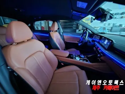 K5 DL3 RGB 엠비언트 라이트 무드등(어플 제어), 다이얼 기어 시공 / 근사한 차량 실내 만들기! / 제주시 오라삼동