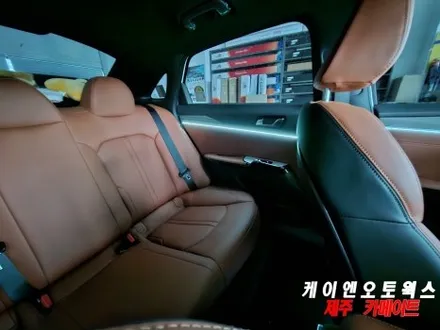 K5 DL3 RGB 엠비언트 라이트 무드등(어플 제어), 다이얼 기어 시공 / 근사한 차량 실내 만들기! / 제주시 오라삼동