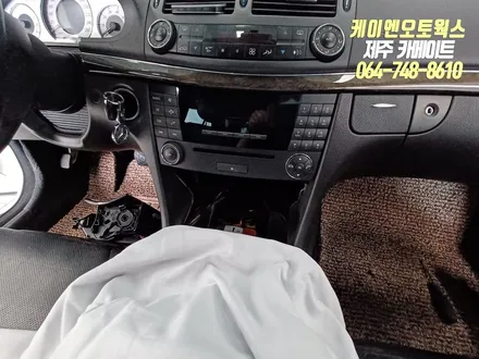 제주 벤츠 E320 안드로이드 올인원, 후방카메라 설치 작업 / 제주시 오라삼동