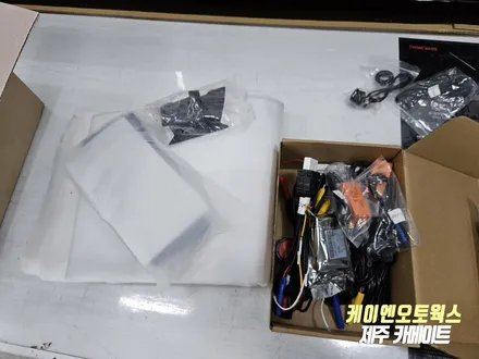 렉스턴 스포츠 칸 어라운드뷰, 와이드 모니터 장착 튜닝 / 제주시 오라삼동