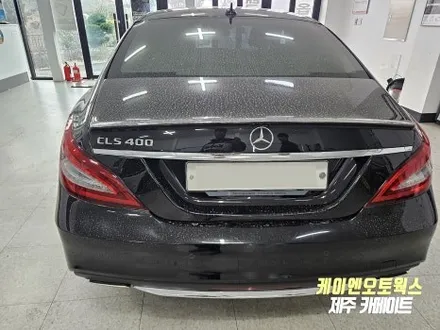 벤츠 CLS400 CDT12.3인치 와이드 모니터 안드로이드 올인원 네비 설치 작업 (어라운드뷰 연동) / 제주시 오라삼동