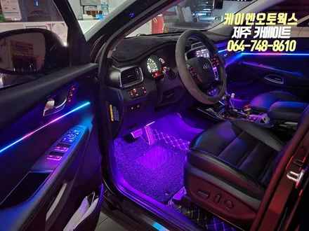 제주 올뉴쏘렌토 무빙 LED 엠비언트 무드등, 풋등 시공 / 제주시 오라삼동
