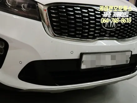 제주 더뉴쏘렌토 전방 주차보조시스템 순정 옵션 튜닝 / 전방센서 작업 / 제주시 오라삼동