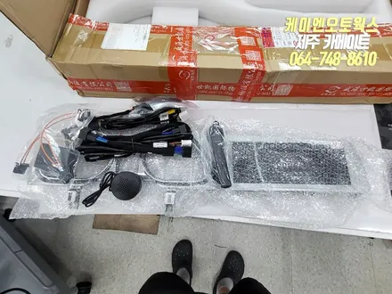 제주 아우디 Q7 고장난 안드로이드 올인원 교체 설치 및 어라운드뷰 연동 작업 / 제주시 오라삼동