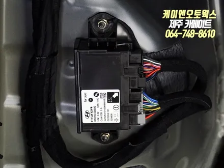 제주 더뉴팰리세이드 스마트 파워 테일게이트 튜닝 / 순정 전동트렁크 장착 작업 / 제주시 오라삼동