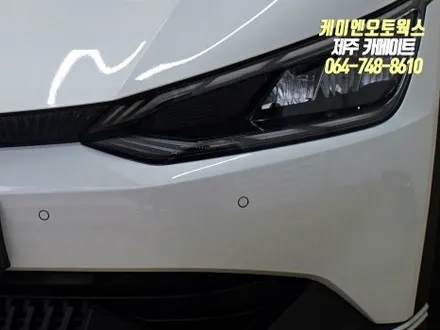 제주 EV6 전방감지기 주차센서 장착 작업 / 전방 주차 거리 경고 순정 옵션 튜닝 / 제주시 오라삼동