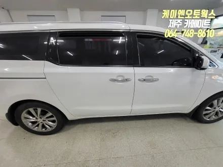 제주 올뉴카니발 자동차 나노 필름 이지스 GR 썬팅 재시공, 올댓 LED 사이드스텝 장착 작업 / 제주시 오라삼동