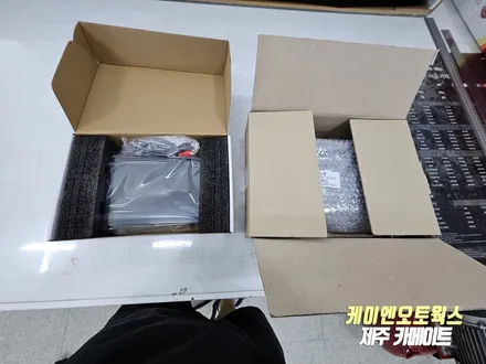 티볼리 고장난 사제 네비를 대신해 케이픽 K-로이드 안드로이드 올인원 네비 설치 / 제주시 오라삼동