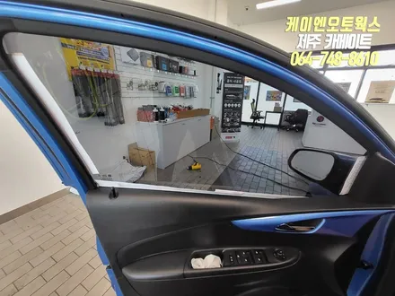 제주 스파크 솔라가드 배럴X 썬팅 재시공 / 티벡스 전용 자동차 썬팅지 추천 / 제주시 오라삼동