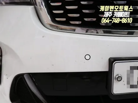 제주 더뉴쏘렌토 전방 주차보조시스템 순정 옵션 튜닝 / 전방센서 작업 / 제주시 오라삼동