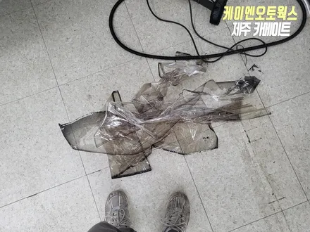 제주 SM5 빛바랜 썬팅 재시공 작업 / 레이노 프레스토 R1 티벡스 전용 상품 / 제주시 오라삼동