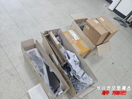 제주 셀토스 순정 어라운드뷰 시공, 후측방 모니터까지 완벽 활성화! / 제주시 오라삼동