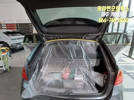 제주 BMW 330D 레이노 프레스토 R1 썬팅 재시공 / 제주시 오라삼동