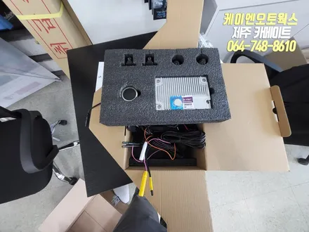 제주 벤츠 CLS350 안드로이드 올인원 네비게이션, 플러스뷰 3D 어라운드뷰 설치 작업 튜닝 / 제주시 오라삼동