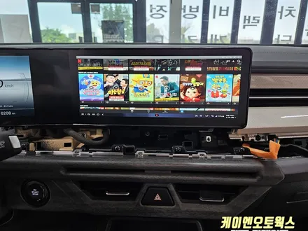 토레스EVX 삼성 덱스 미러링 네비, 트렁크 식빵등 시공 / 제주시 오라삼동