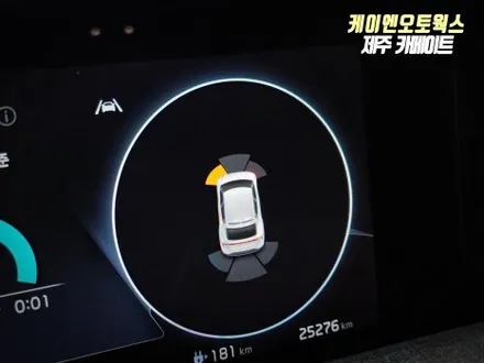 EV6 자동차 전면 주차 감지기, 모비스 순정 전방 센서 설치 작업기 / 제주시 오라삼동